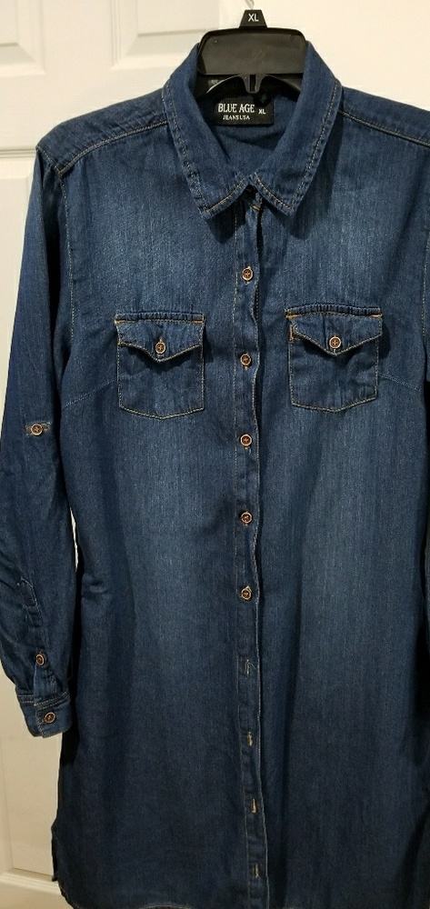 Jeans Shirt Dress